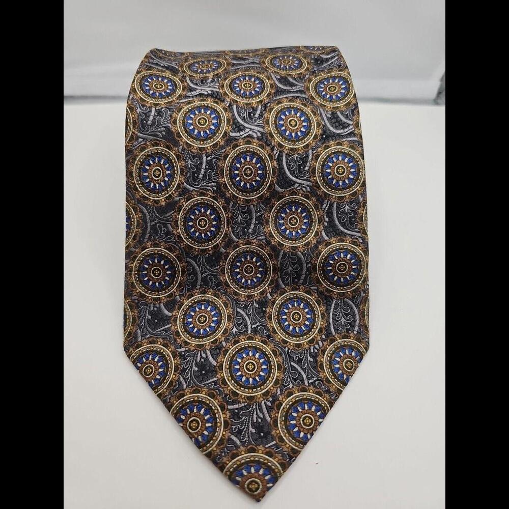 JoS A. Bank "Signature Gold" Elegant Silk Tie NUMBERED‎ LIMITED EDITION 59x4
